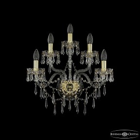 Бра Bohemia Ivele Crystal 1403 золото арт. 1403B/2+2+1/195/XL G