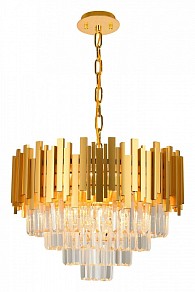 Подвесной светильник Natali Kovaltseva VERTIGO золото арт. VERTIGO 81440/8C GOLD