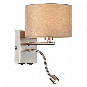 Бра с подсветкой Lumion NIKKI никель арт. 8250/2W