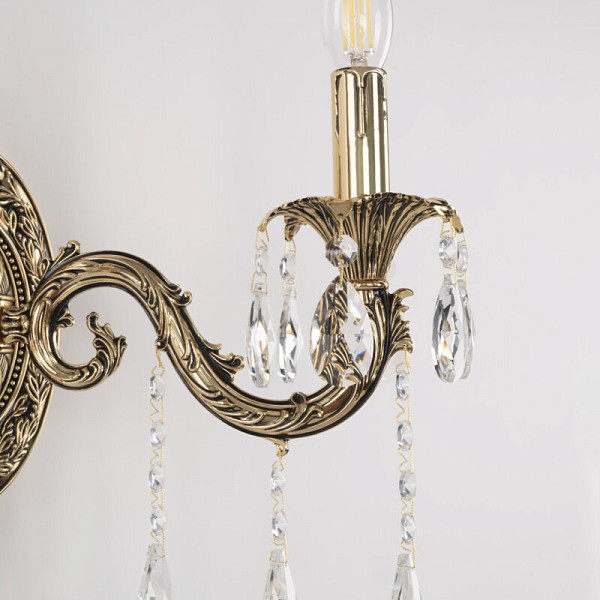 Бра Bohemia Ivele Crystal AL7901 золото арт. AL7901B10/2/175 A GB