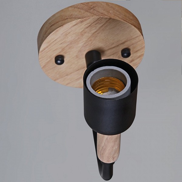 Бра Reluce 99960 дерево арт. 99960-0.2-01 BK+WOOD