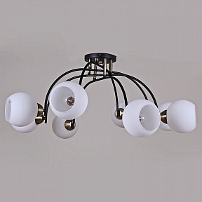 Потолочная люстра ILLUMICO  бронза арт. IL0250-8CSQ-79 BK AB
