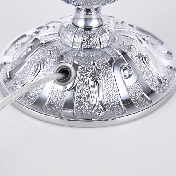 Настольная лампа декоративная Bohemia Ivele Crystal AL77 никель арт. AL77500L/1-23 Ni