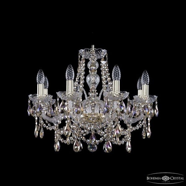 Подвесная люстра Bohemia Ivele Crystal 1411 золото арт. 1411/8/195 G R801