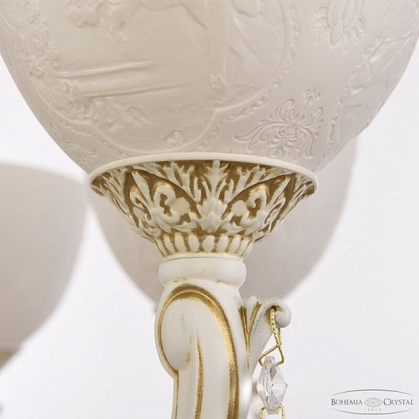 Подвесная люстра Bohemia Ivele Crystal AL7801 белый арт. AL78101/10/300 B WMG P1 U Pair