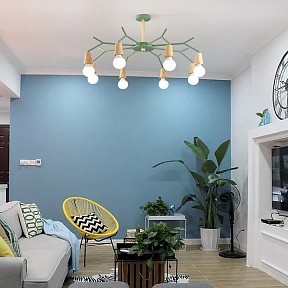 Люстра на штанге Imperiumloft LES COLOR зеленый арт. ﻿lesc_01