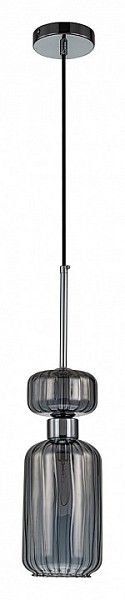 Подвесной светильник Escada Gloss серый арт. 1141/1S Chrome/Smoke