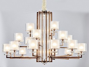 Подвесная люстра Newport 4400 металл арт. 4412+6+3/C chrome