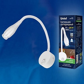 Бра Uniel ULT-F22 белый арт. ULT-F22-3W/4000K IP20 WHITE