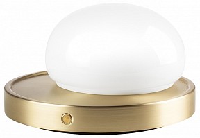 Настольная лампа декоративная Lightstar Alfa желтый арт. 745933