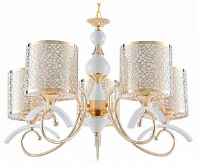 Подвесная люстра Arte Milano Florentia-9787 белый арт. 309787/5 Wh/Gd
