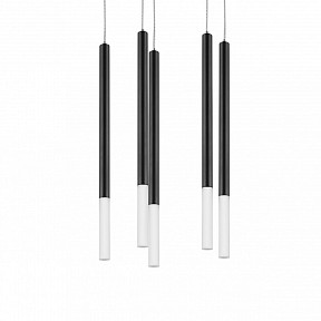 Подвесная люстра Lightstar Tubo черный арт. L5T747137