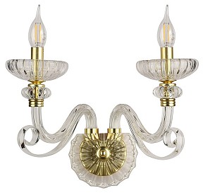 Бра Newport ANNETTE золото арт. 8622/A mat.soft gold clear