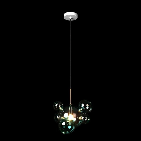 Подвесной светильник Loft it Bolle желтый арт. 2027-P6 Blue mini