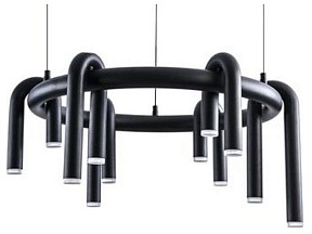 Подвесная люстра Arte Lamp Warhol черный арт. A3258LM-30BK