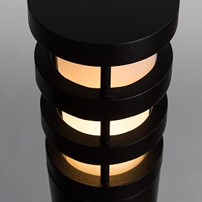 Наземный светильник Arte Lamp Portico 2 черный арт. A8371PA-1BK