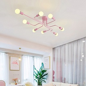 Потолочная люстра Imperiumloft SCHEME розовый арт. SCHEMEPINK01