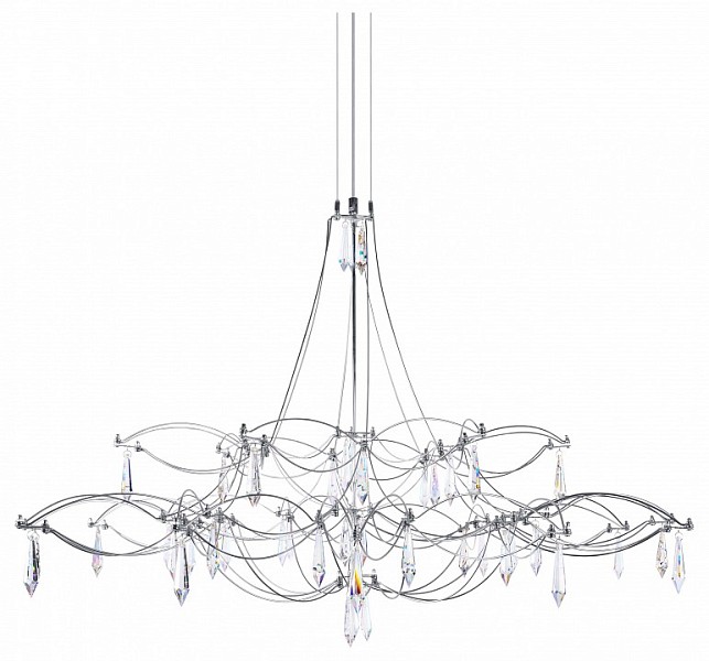 Подвесная люстра Loft it Mira металл арт. 10590/1000 Silver Asfour