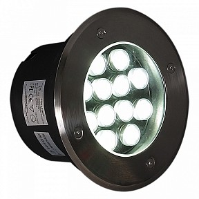 Грунтовый светильник Reluce  хром арт. 09403-0.7-001U LED12W WH