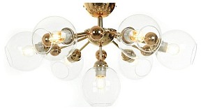 Люстра на штанге LUMINA DECO Devoli золото арт. LDC 8040-7 F.GD+PR