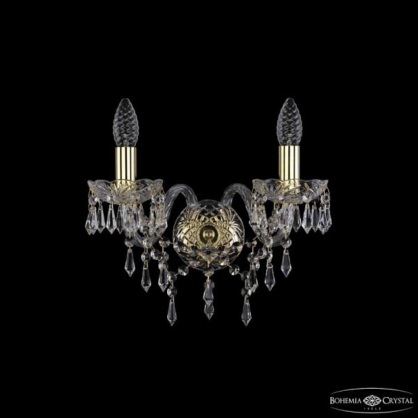 Бра Bohemia Ivele Crystal 1403 золото арт. 1403B/2/141 G