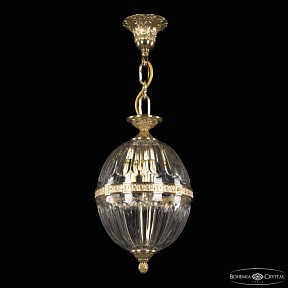 Подвесная люстра Bohemia Ivele Crystal 5680 золото арт. 5680/20 G Clear/M-1H