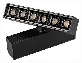 Светильник на штанге Arlight MAG-LASER-FOLD-45-S160-6W Warm3000 (BK, 15 deg, 24V) черный арт. 026970