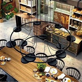 Подвесная люстра Imperiumloft CARY черный арт. CARY01