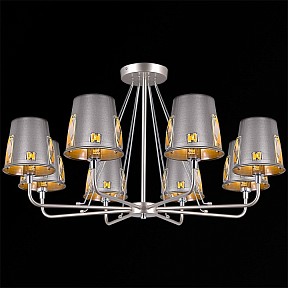 Люстра на штанге ILLUMICO  хром арт. IL9407-8PSQ-29 CHS CR