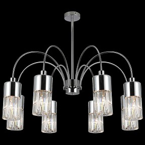 Люстра на штанге ILLUMICO  хром арт. IL0113-8C-79 CR