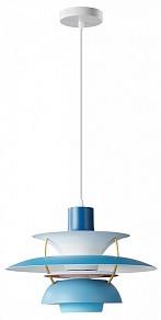Подвесной светильник Kink Light Дейси голубой арт. 07826-40,05