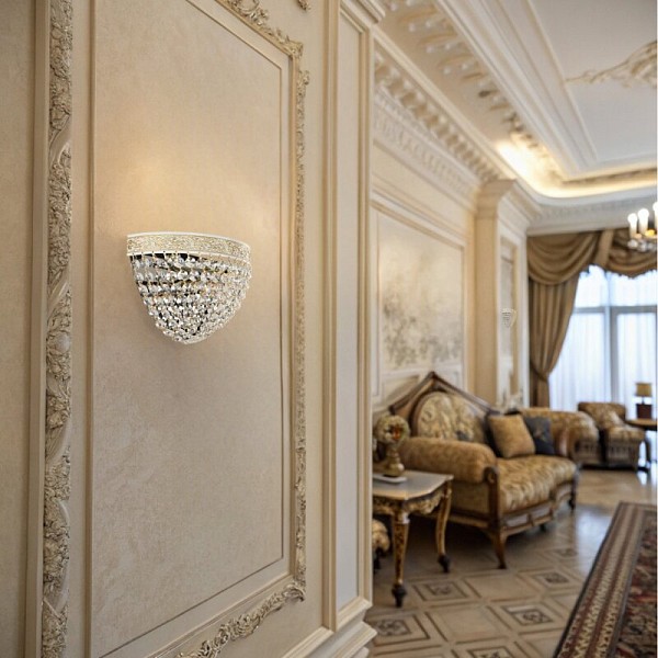 Бра Bohemia Ivele Crystal AL1932 белый арт. AL19321B/20OL WMG