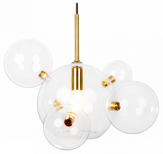 Подвесной светильник Loft it Bolle золото арт. 2027-P6 mini