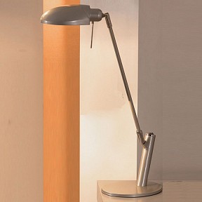 Настольная лампа офисная Lussole Roma серый арт. LST-4374-01