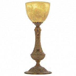 Настольная лампа декоративная Bohemia Ivele Crystal 7100 золото арт. 71100L/15 GW P1 Rose