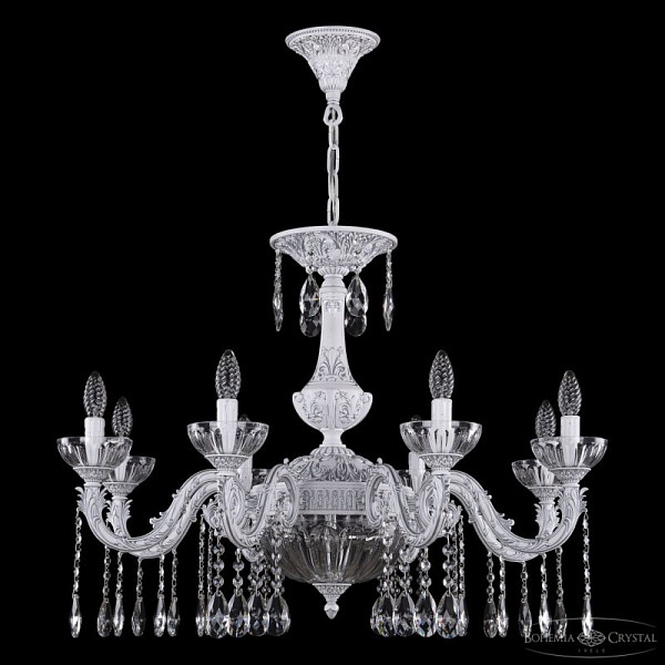Подвесная люстра Bohemia Ivele Crystal AL7901 белый арт. AL79101P/8/250 A WMN P Clear/M-1H