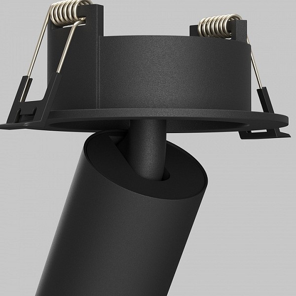 Встраиваемый светильник Maytoni FOCUS LED черный арт. C071CL-7W2.7K-B
