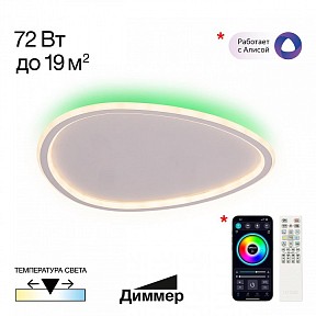 Накладной светильник Citilux ТRIO белый арт. CL215B250E
