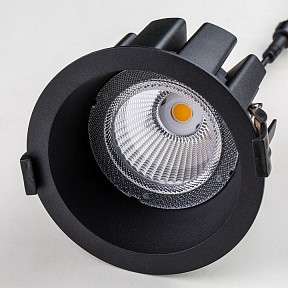 Встраиваемый светильник Lightstar Ciclone черный арт. 385137