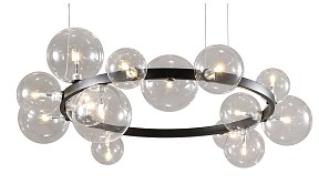 Подвесная люстра Kink Light Иона черный арт. 07608-15A,19