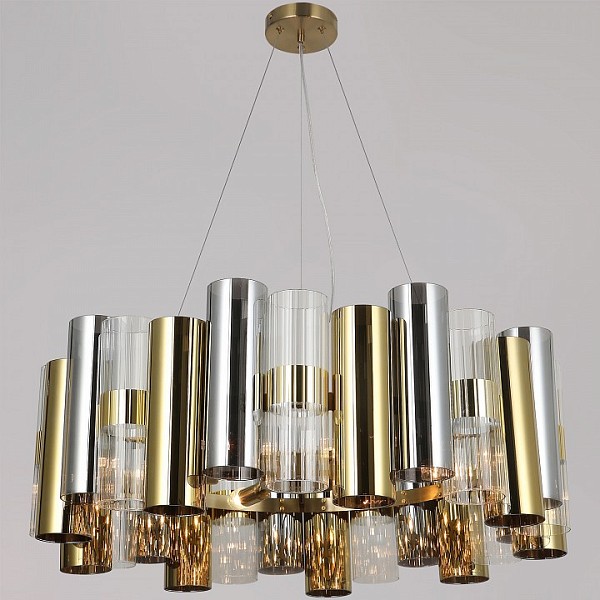 Подвесная люстра ILLUMICO BRASS золото арт. IL0525-6P-79 BRASS