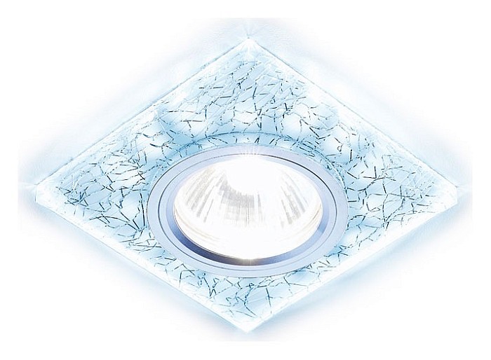 Встраиваемый светильник Ambrella Light S черный арт. S227 W/CH/C