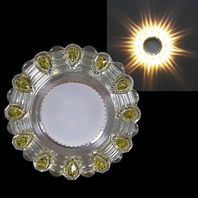 Встраиваемый светильник Reluce  желтый арт. 14301-9.0-001LD MR16+LED3W WT/YL