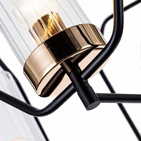 Люстра на штанге Arte Lamp Celaeno черный арт. A7004PL-5BK