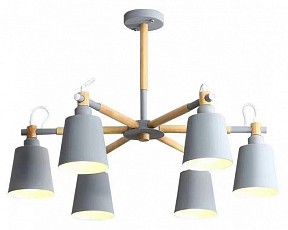 Подвесная люстра Alfa-Light F3324 дерево арт. F3324-01