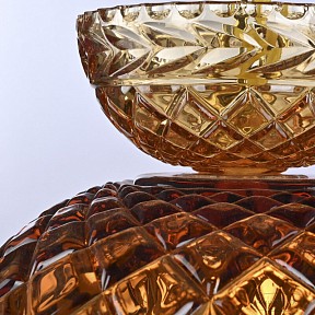 Подвесная люстра Bohemia Ivele Crystal 5478 золото арт. 5478/22 G Amber/M-1F K721