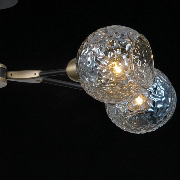 Люстра на штанге ILLUMICO  бронза арт. IL0253-4CSQ-79 BK AB