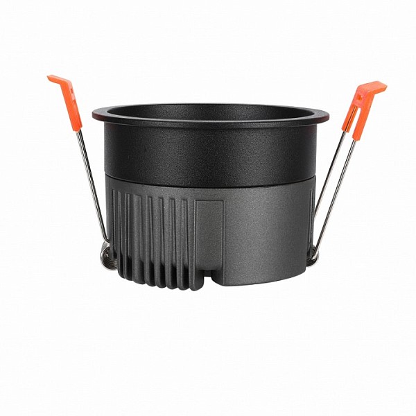 Встраиваемый светильник iLedex Technical Mars черный арт. DIM 112-12W-D80-3000K-24DG-BK
