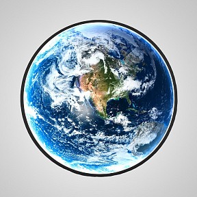 Накладной светильник Imperiumloft COSMOS EARTH черный арт. cosmos-earth01