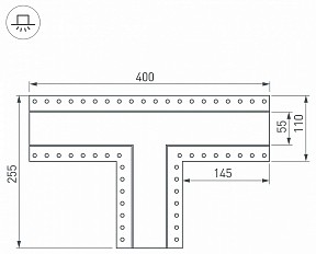 Соединитель для треков Arlight S-LUX серый арт. 030133